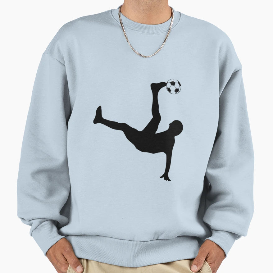 Overhead Kick Soccer Player Sweatshirt - Novelty Apparel Unisex - T-Shirt, Sweatshirt, Hoodie