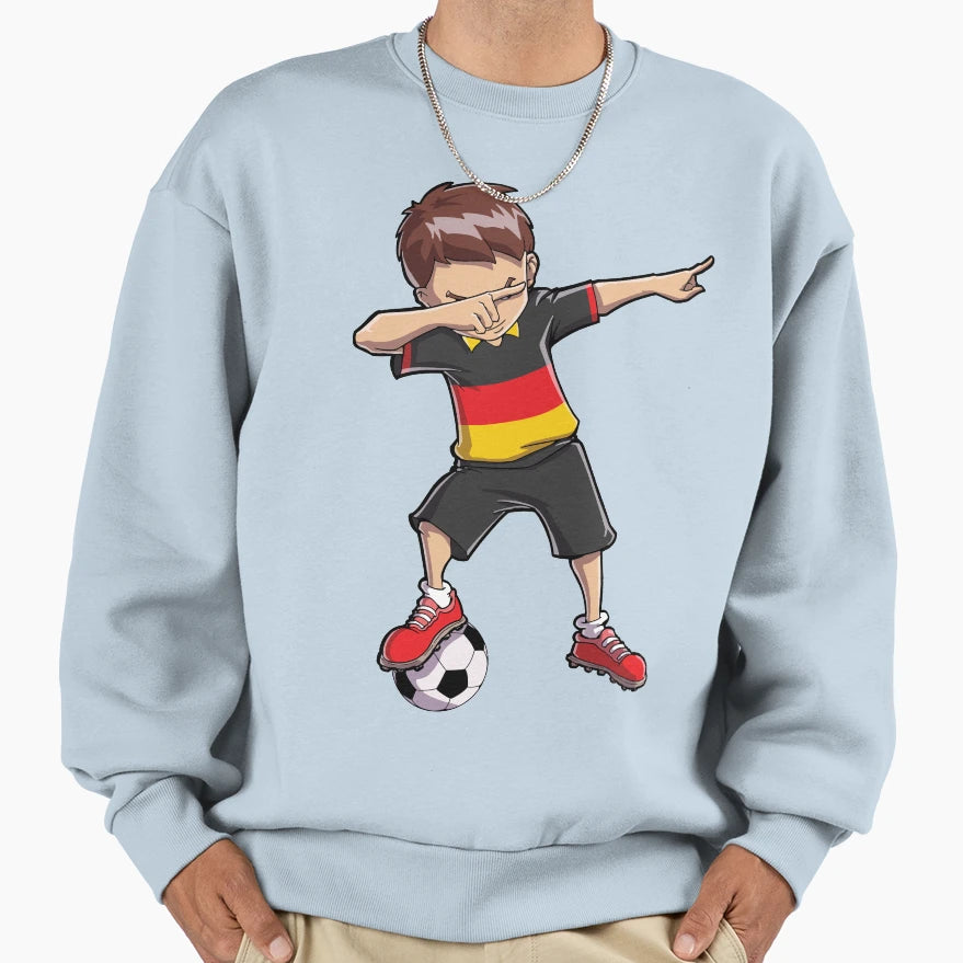 Dabbing Soccer German Germany T-Shirt - Minimalist Print for Adults - T-Shirt, Sweatshirt, Hoodie