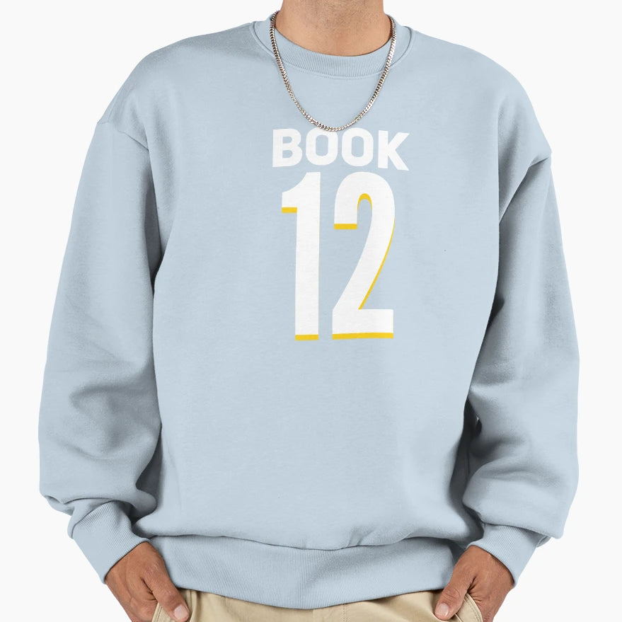 Book West Virginia 12 Jersey Sweatshirt - Graphic Print Men Women - T-Shirt, Sweatshirt, Hoodie