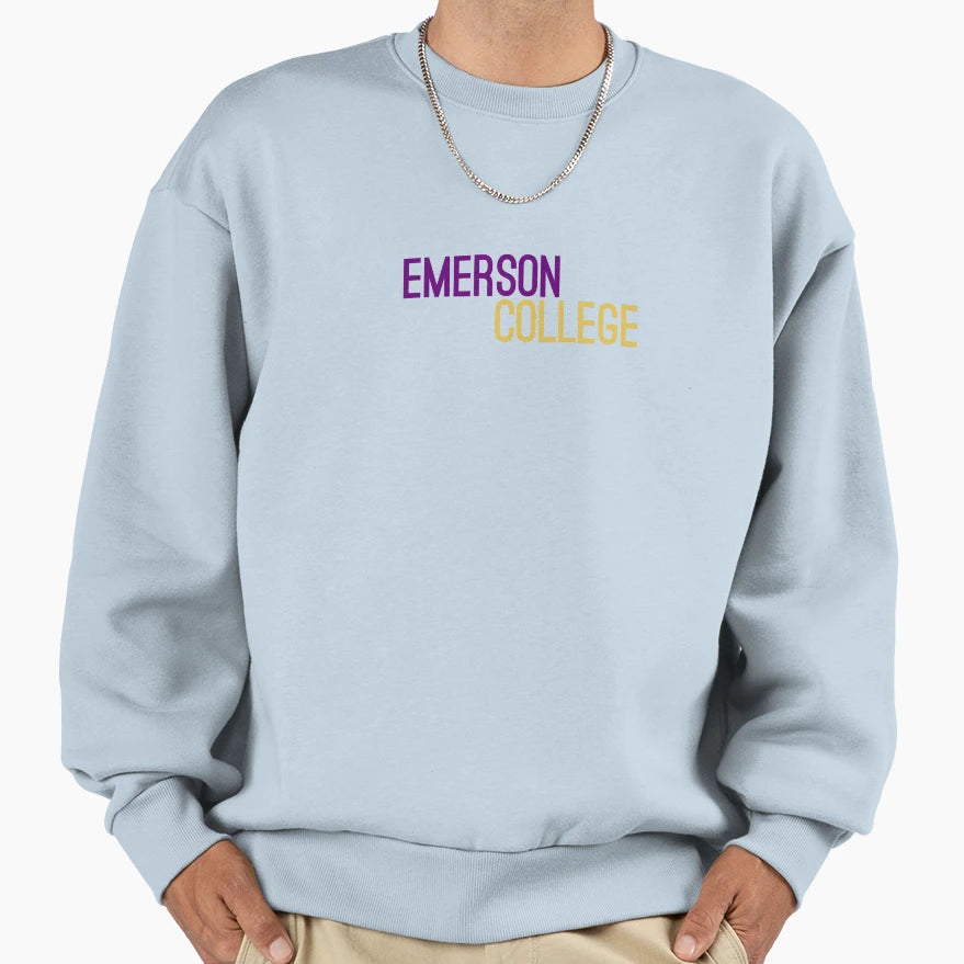 Emerson College Sweatshirt - Custom Art Print Men Women - T-Shirt, Sweatshirt, Hoodie
