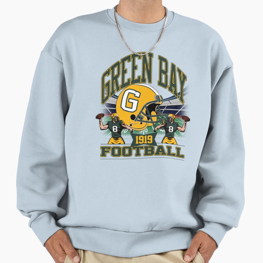 Art Green Bay Packers Sweatshirt - Novelty Apparel Unisex - T-Shirt, Sweatshirt, Hoodie