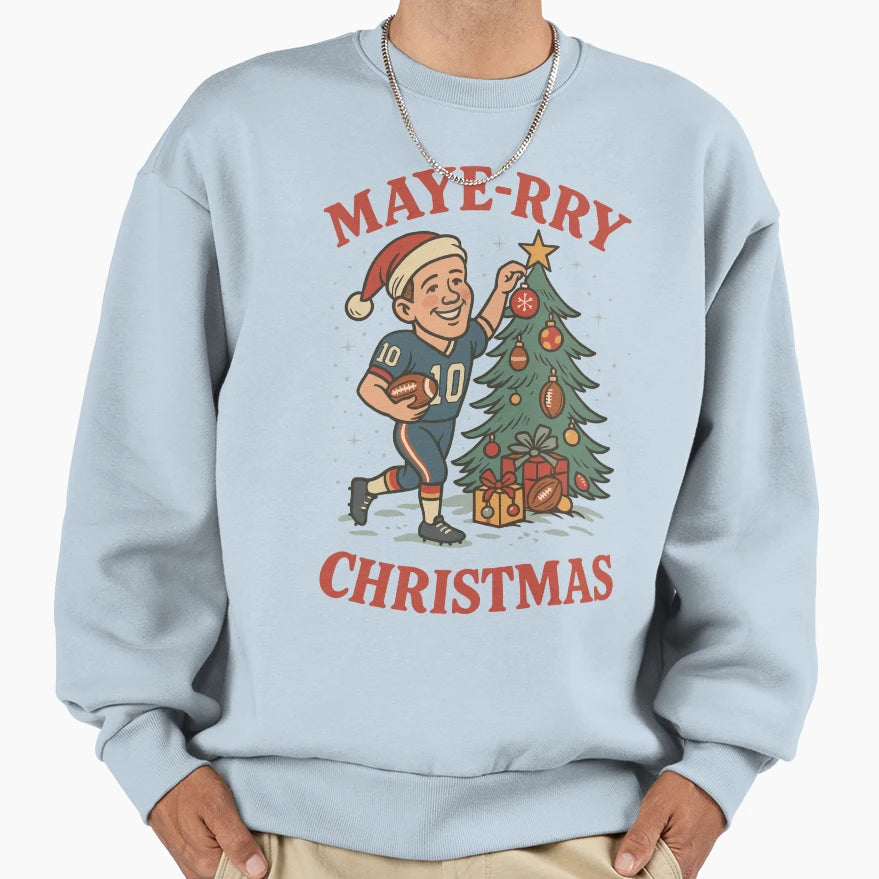 Drake Maye Sweatshirt - Custom Art Print Unisex - T-Shirt, Sweatshirt, Hoodie