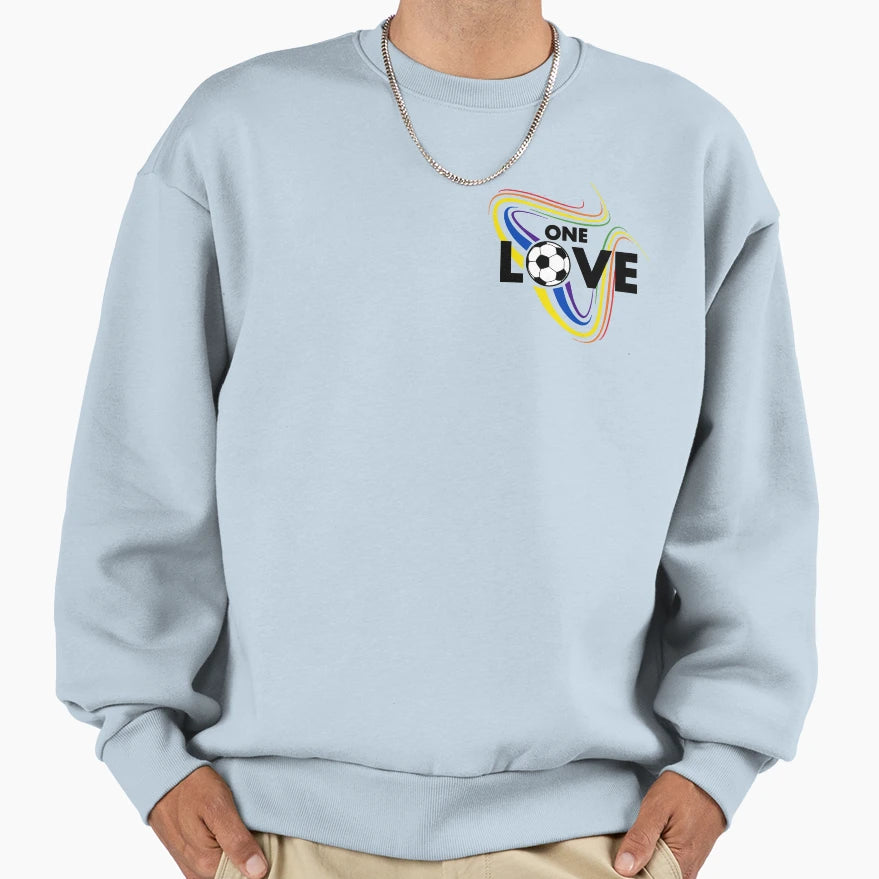One Love Soccer World Cup World Cup Sweatshirt - Unique Graphic for Adults - T-Shirt, Sweatshirt, Hoodie