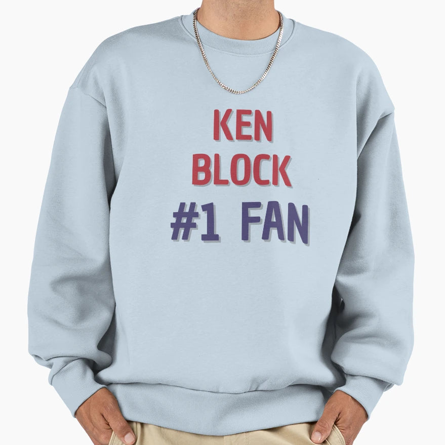Ken Block 1 Fan Sweatshirt - Graphic Print Men Women - T-Shirt, Sweatshirt, Hoodie