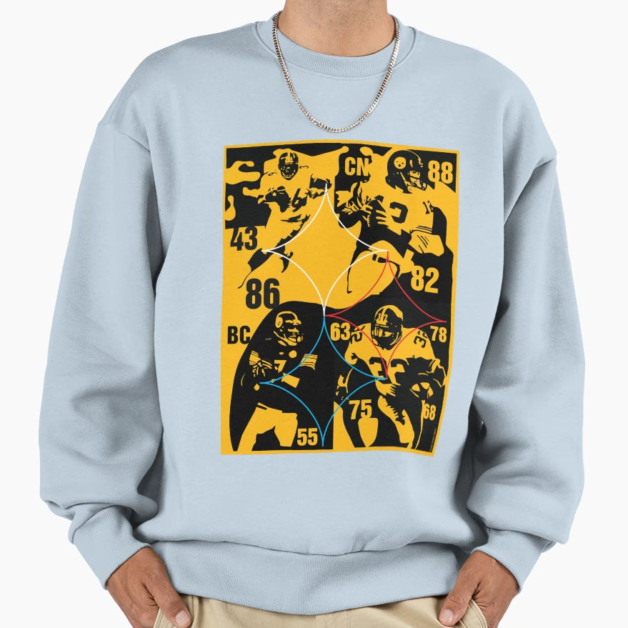 Pittsburgh Steelers Greats Franco Sweatshirt - Unique Graphic Men Women - T-Shirt, Sweatshirt, Hoodie