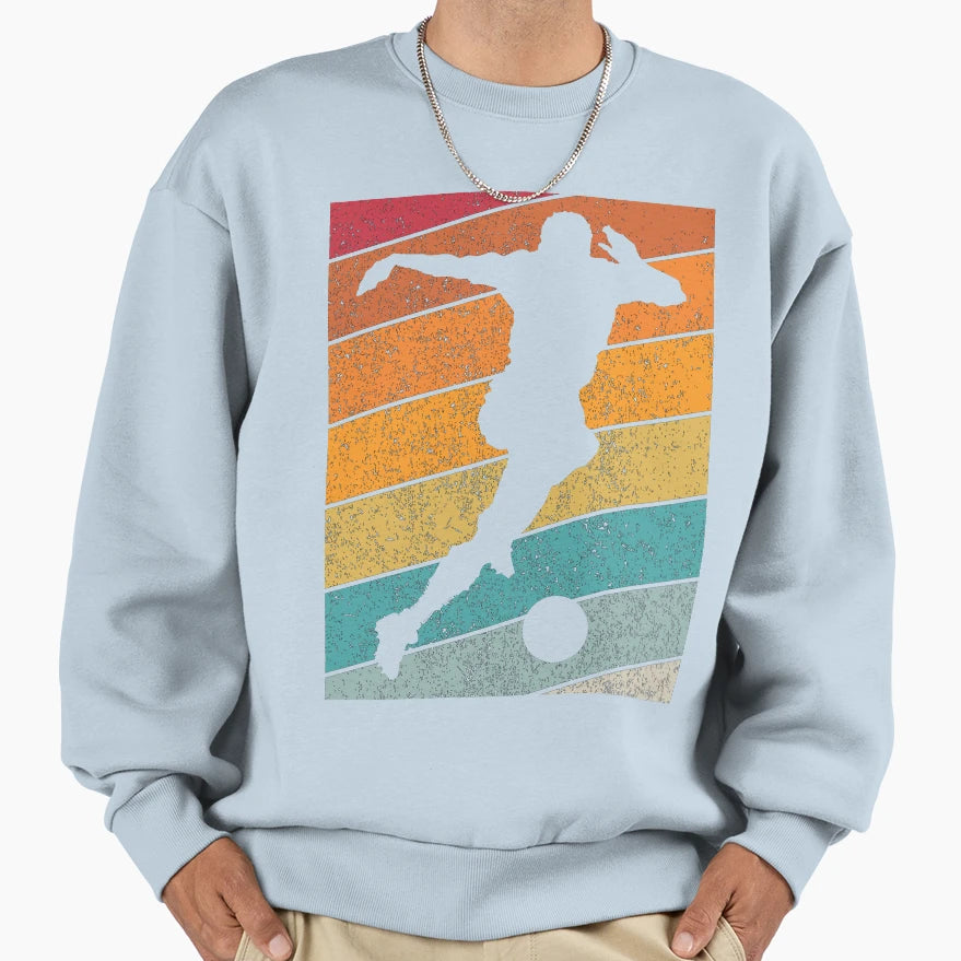 Male Soccer Football Outdoor Sports Sweatshirt - Trendy Graphic Men Women - T-Shirt, Sweatshirt, Hoodie