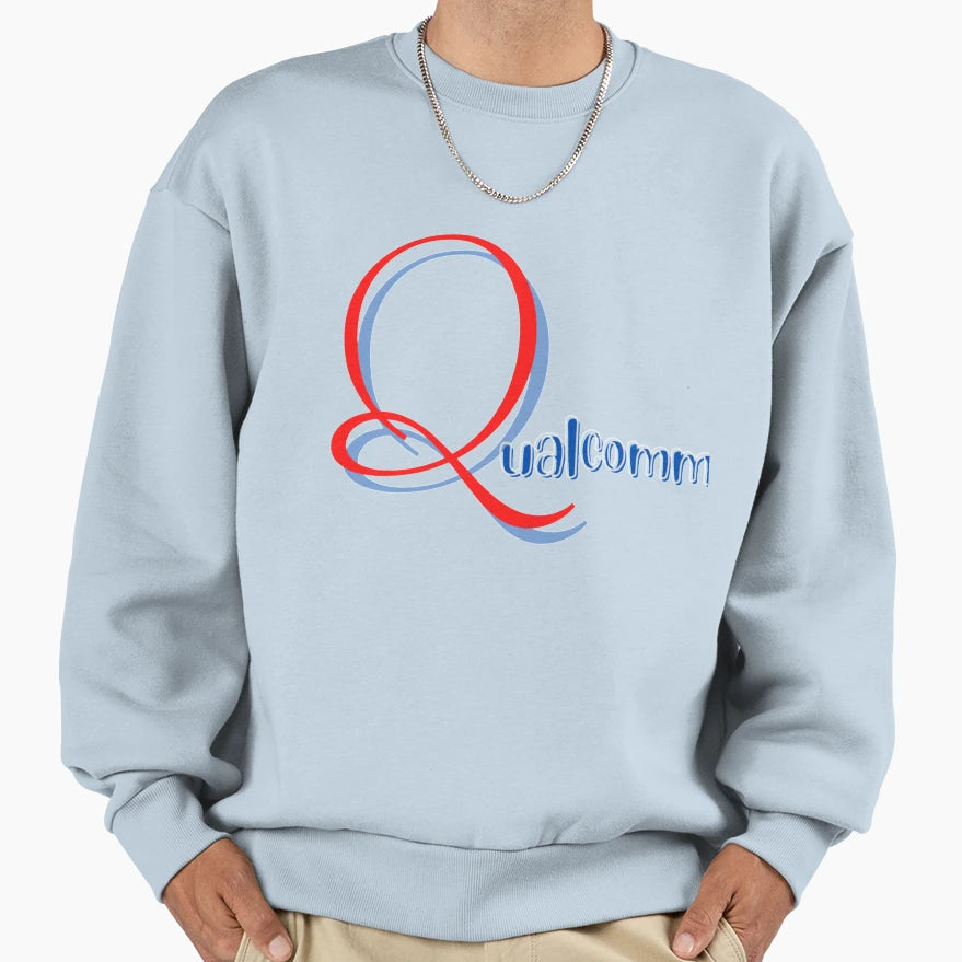 Qualcomm Logo Sweatshirt - Streetwear Style Men Women - T-Shirt, Sweatshirt, Hoodie