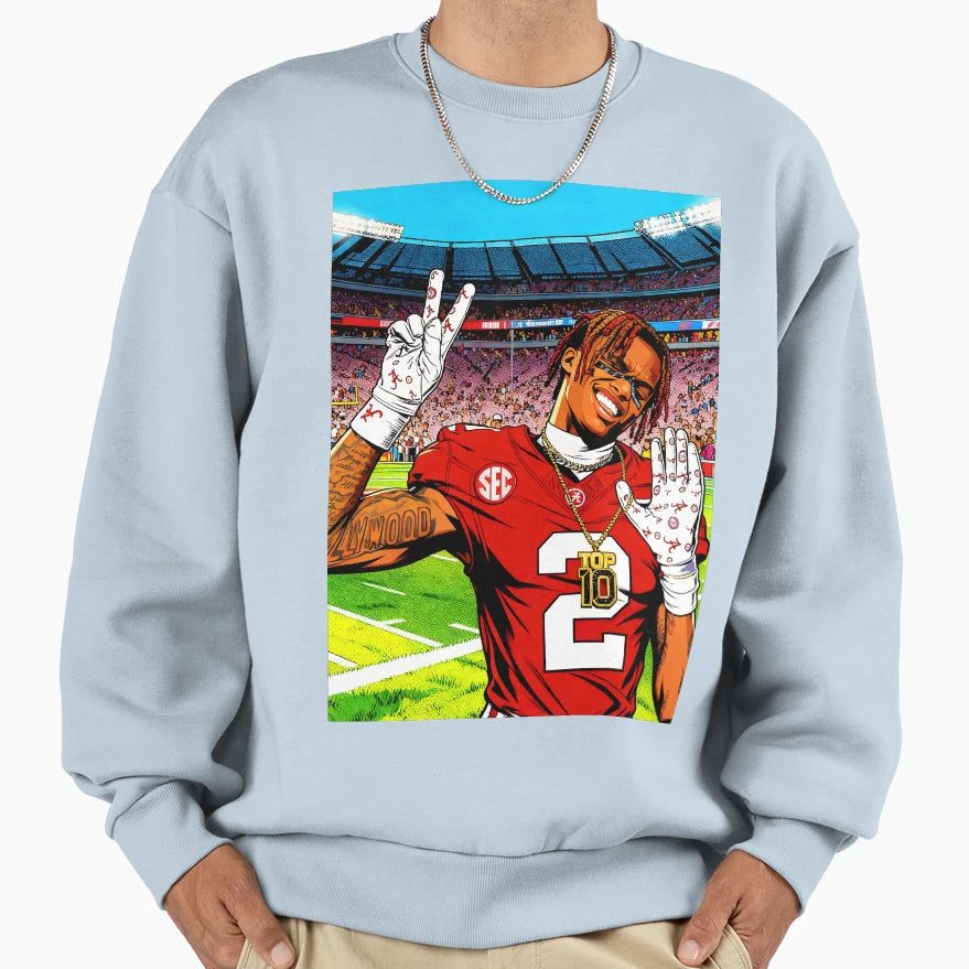 Crimson Tide Victory Pose Sweatshirt - Casual Everyday Wear Unisex - T-Shirt, Sweatshirt, Hoodie
