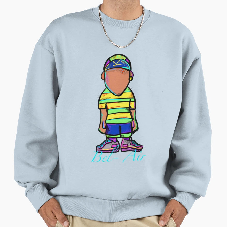 Fresh Prince Sweatshirt - Minimalist Print Men Women - T-Shirt, Sweatshirt, Hoodie