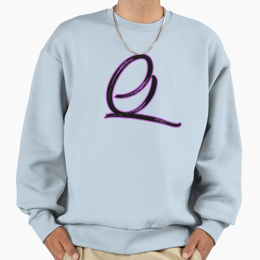 Letter Q Sweatshirt - Trendy Graphic Men Women - T-Shirt, Sweatshirt, Hoodie