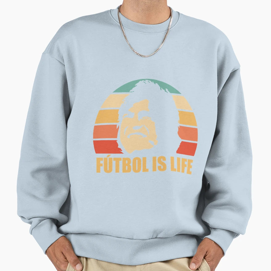 Futbol Is Lifes Sweatshirt - Fun Novelty Design Men Women - T-Shirt, Sweatshirt, Hoodie