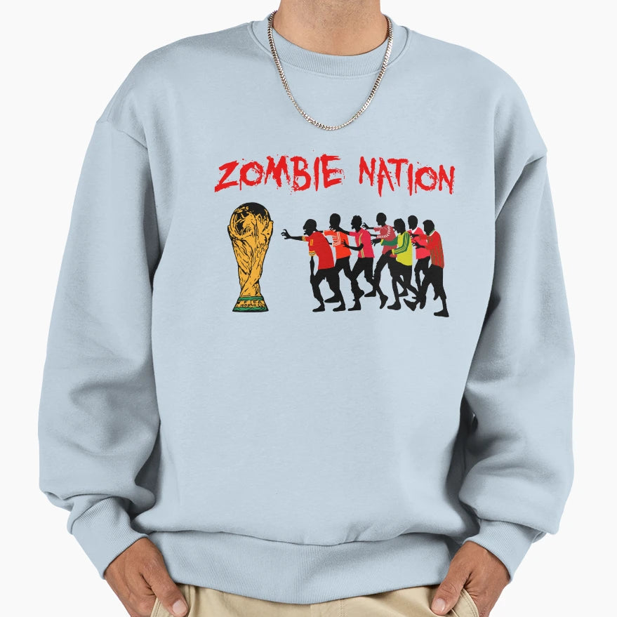 Zombie Nation Sweatshirt - Graphic Print Men Women - T-Shirt, Sweatshirt, Hoodie