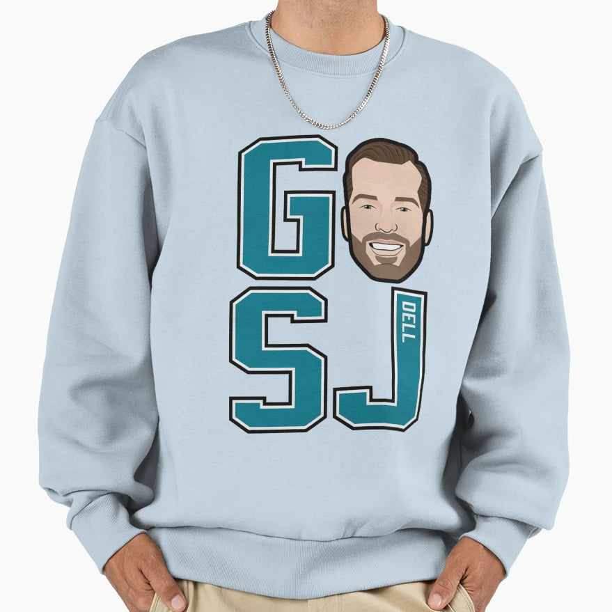 Aaron Dell Go Sj Sweatshirt - Minimalist Print Men Women - T-Shirt, Sweatshirt, Hoodie