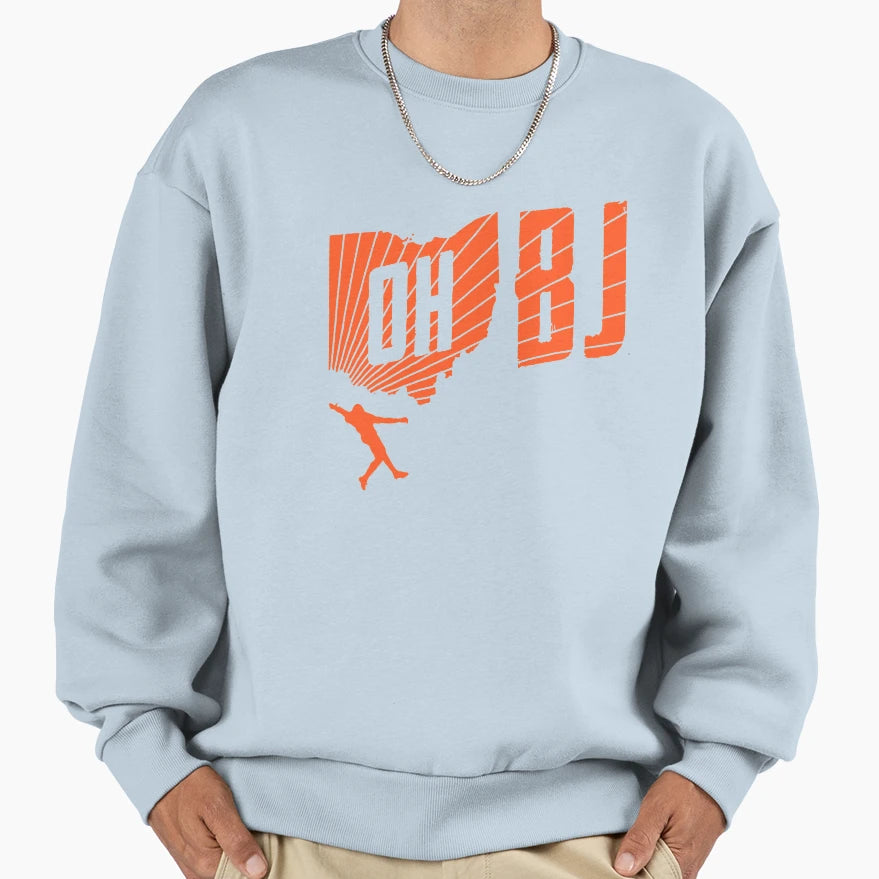 Odell Beckham Jr Oh Bj Browns Sweatshirt - Custom Art Print Men Women - T-Shirt, Sweatshirt, Hoodie