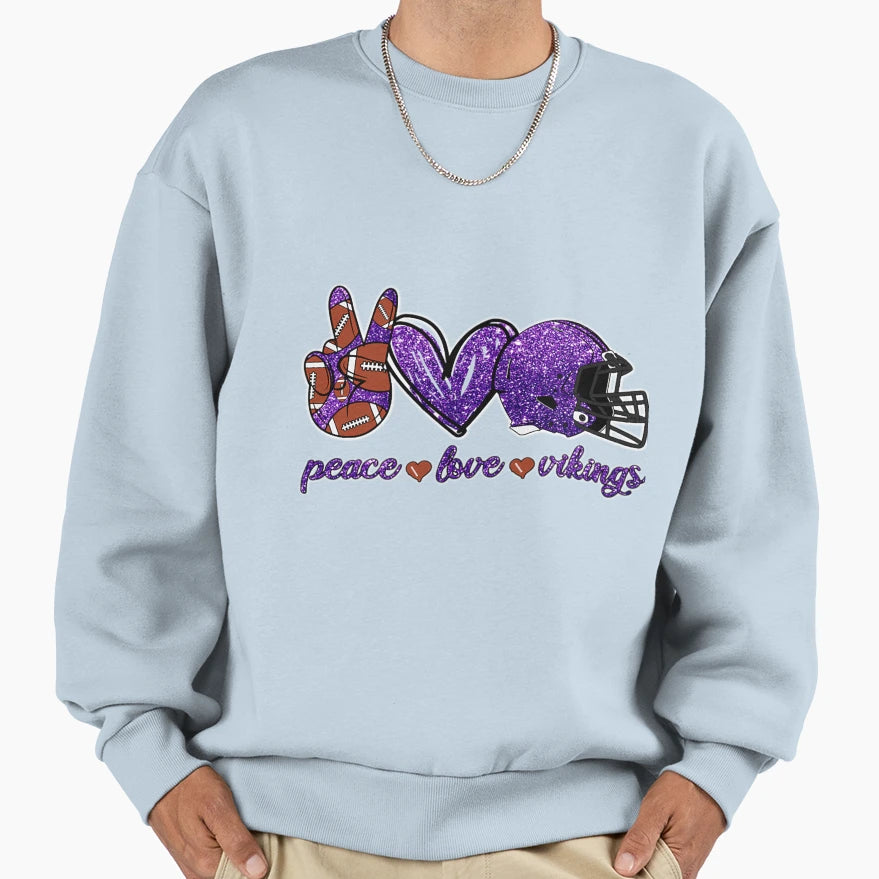 Art Minnesota Vikings Sweatshirt - Custom Art Print Unisex - T-Shirt, Sweatshirt, Hoodie