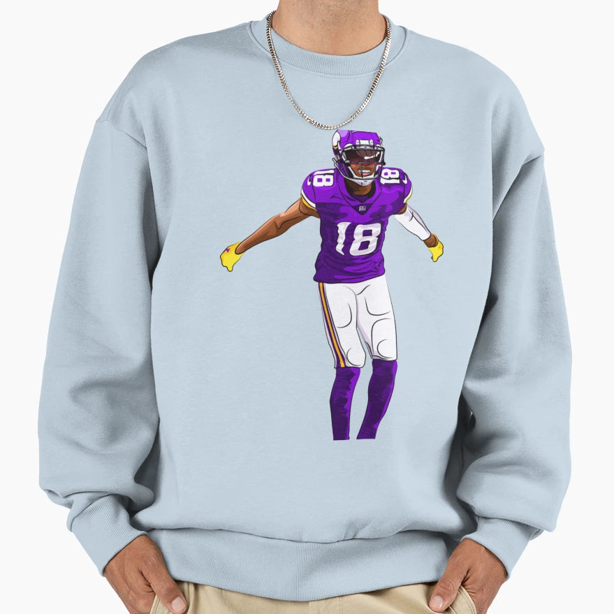 JJ Griddy Sweatshirt - Trendy Graphic Men Women - T-Shirt, Sweatshirt, Hoodie