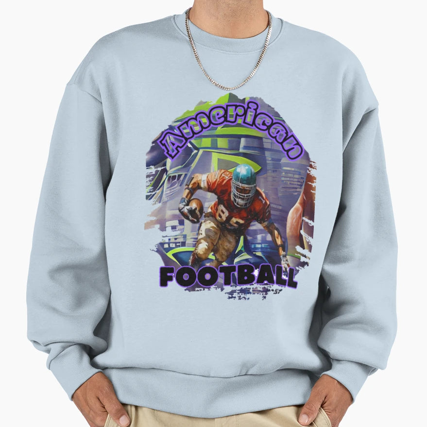 American Football Sweatshirt - Custom Art Print Men Women - T-Shirt, Sweatshirt, Hoodie