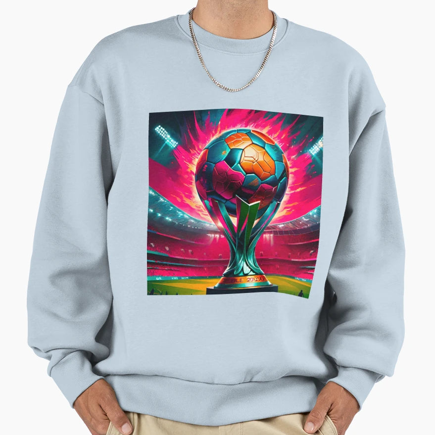 World Champions Soccer Trophy Glory Sweatshirt - Graphic Print Unisex - T-Shirt, Sweatshirt, Hoodie