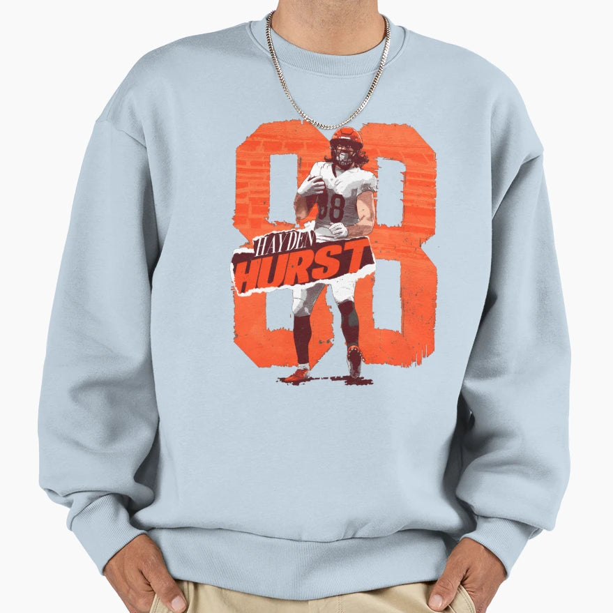 Hayden Hurst Sweatshirt - Fun Novelty Design for Adults - T-Shirt, Sweatshirt, Hoodie