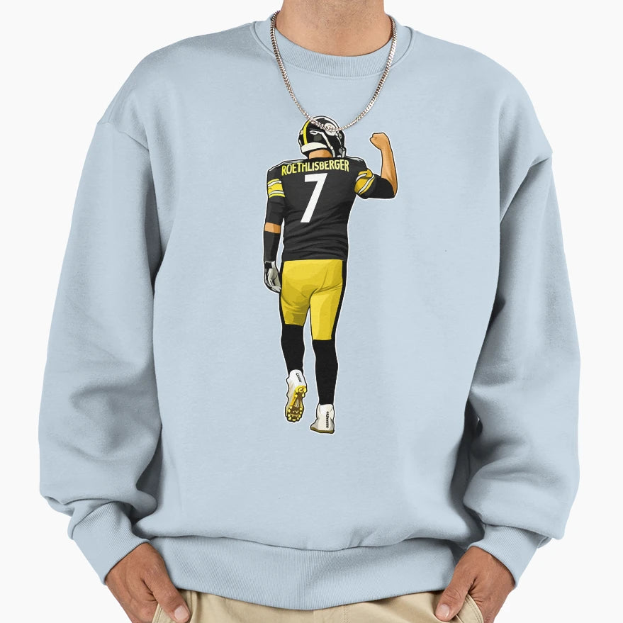 Ben Touchdown Signal Sweatshirt - Minimalist Print for Adults - T-Shirt, Sweatshirt, Hoodie