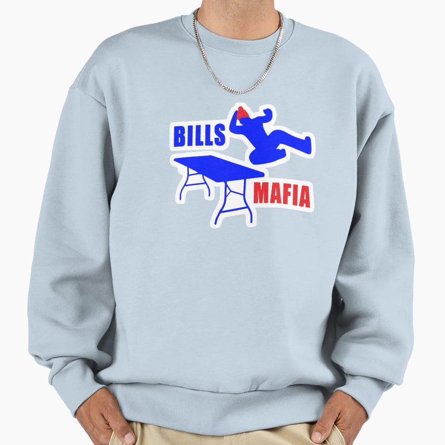 Bills Mafia Tailgating Sweatshirt - Custom Art Print for Adults - T-Shirt, Sweatshirt, Hoodie