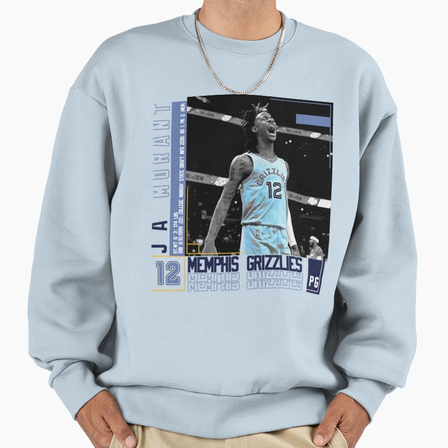 Ja Morant Basketball Sweatshirt - Trendy Graphic Men Women - T-Shirt, Sweatshirt, Hoodie