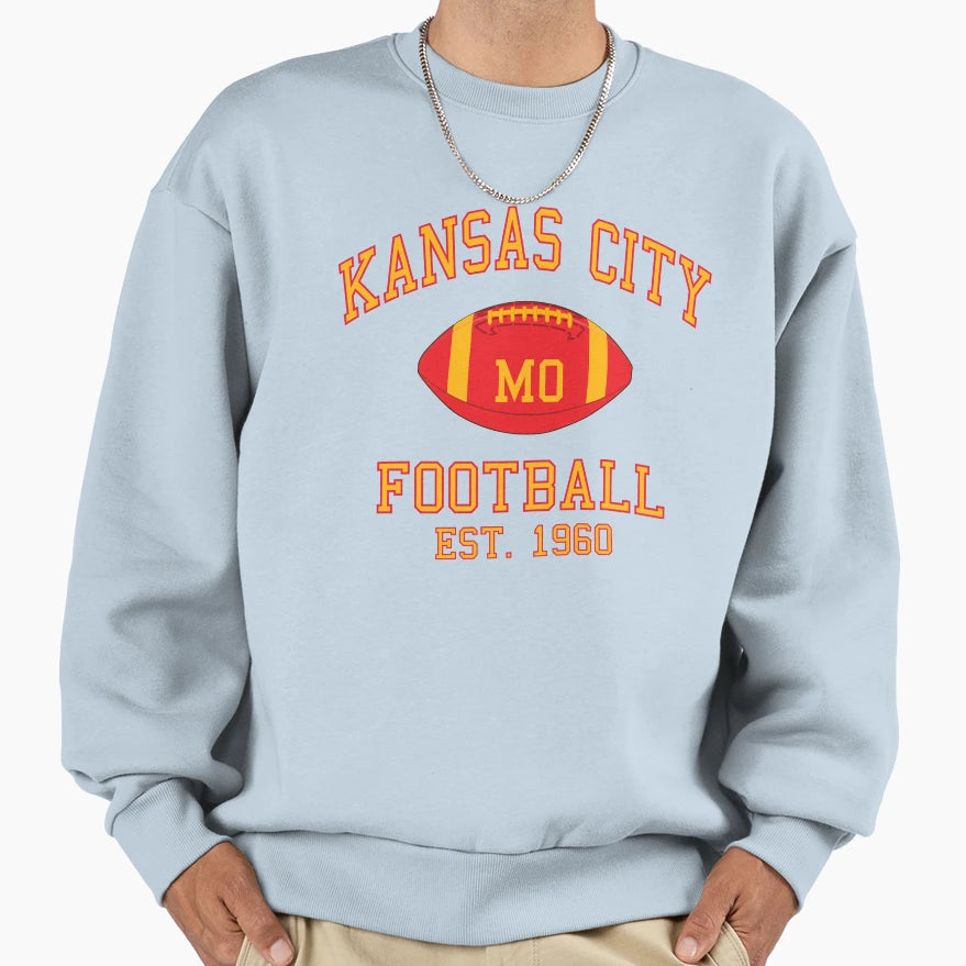 Kansas City Football Sweatshirt - Fun Novelty Design Unisex - T-Shirt, Sweatshirt, Hoodie