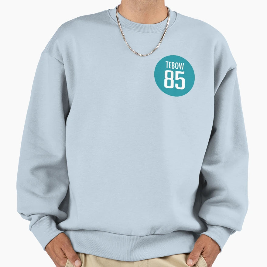 Tim Tebow Jaguars Jersey 85 Sweatshirt - Custom Art Print for Adults - T-Shirt, Sweatshirt, Hoodie