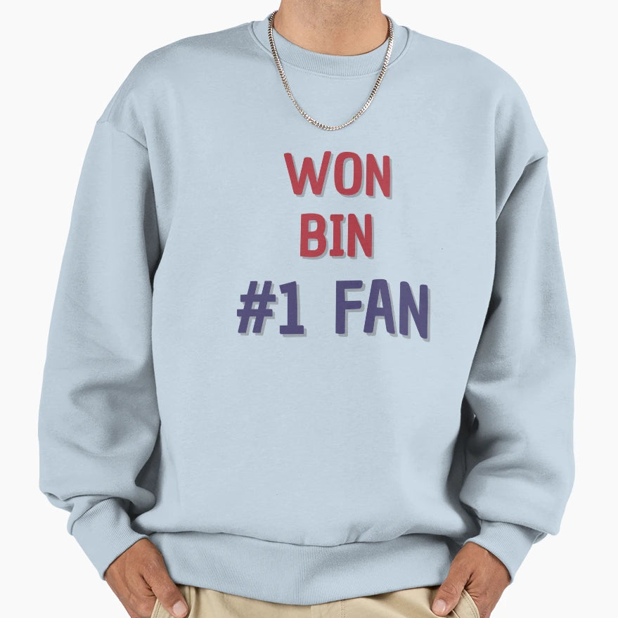 Won Bin 1 Fan Sweatshirt - Aesthetic Graphic Unisex - T-Shirt, Sweatshirt, Hoodie