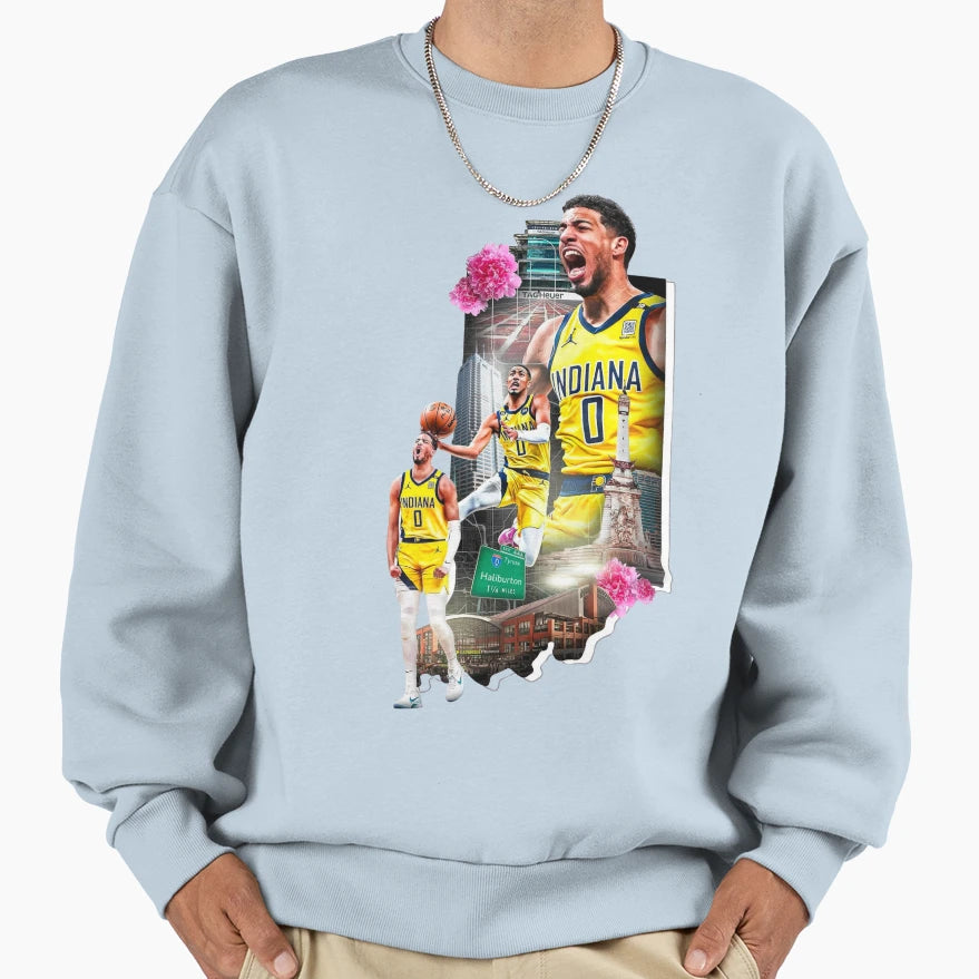 Tyrese Halliburton Sweatshirt - Novelty Apparel for Adults - T-Shirt, Sweatshirt, Hoodie
