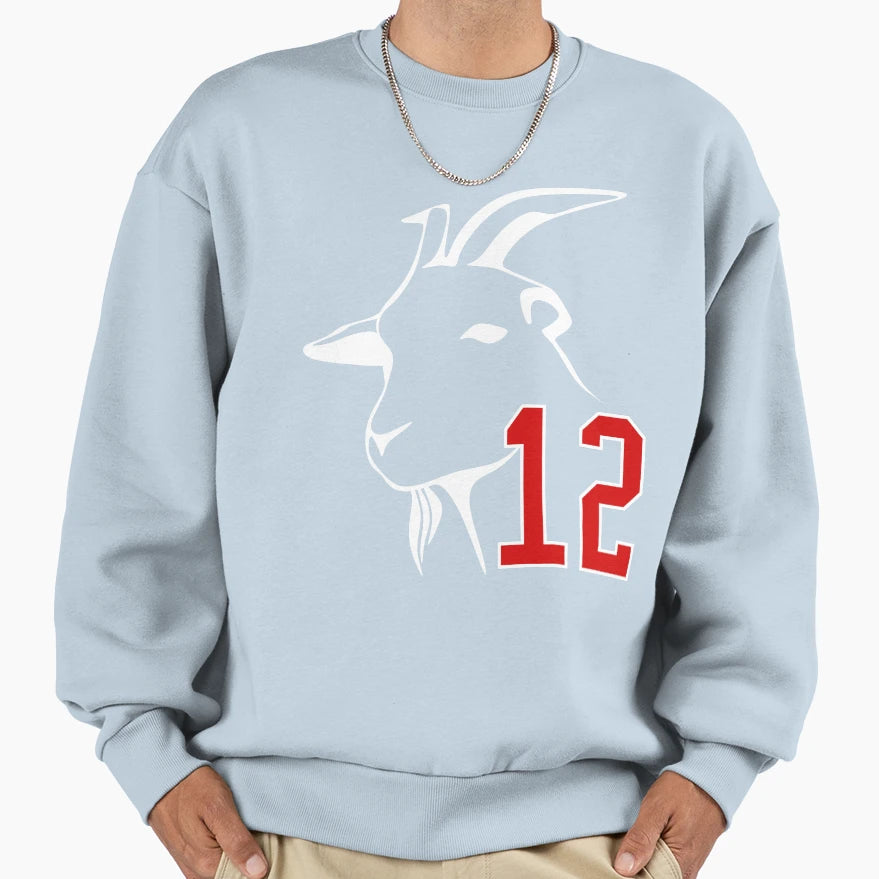 Goat Number 12 Sweatshirt - Trendy Graphic Unisex - T-Shirt, Sweatshirt, Hoodie