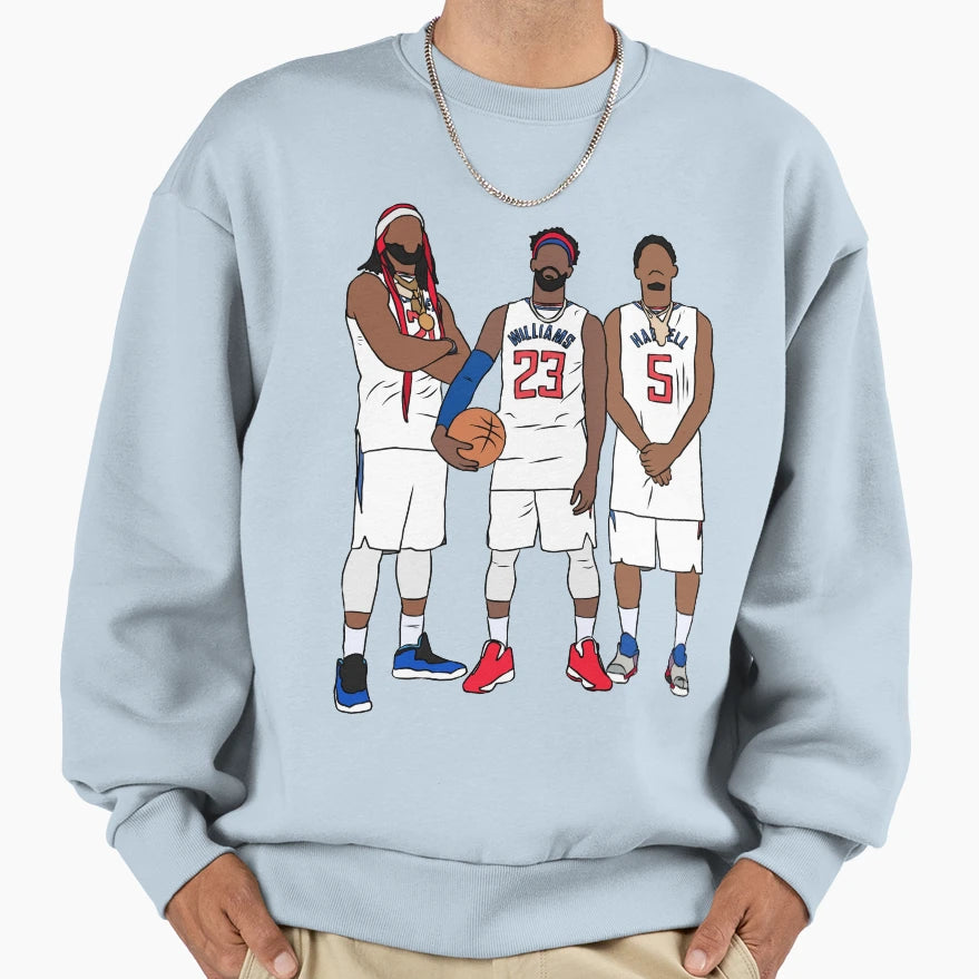 Trez Pat Bev Lou Will Sweatshirt - Aesthetic Graphic Men Women - T-Shirt, Sweatshirt, Hoodie