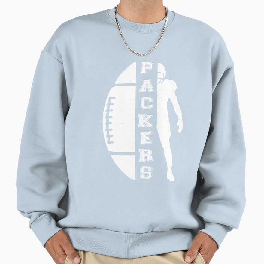 Packers Football American Sweatshirt - Graphic Print Unisex - T-Shirt, Sweatshirt, Hoodie