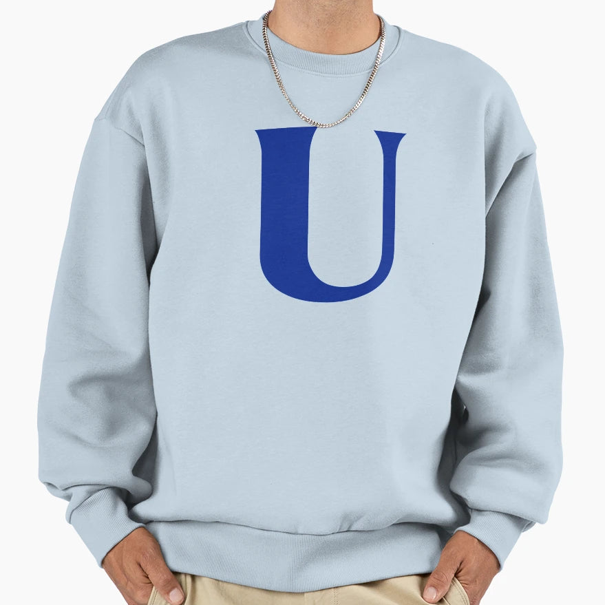 Letter U Sweatshirt - Minimalist Print for Adults - T-Shirt, Sweatshirt, Hoodie