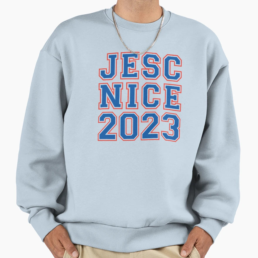 Jesc 2023 Nice Sweatshirt - Unique Graphic for Adults - T-Shirt, Sweatshirt, Hoodie