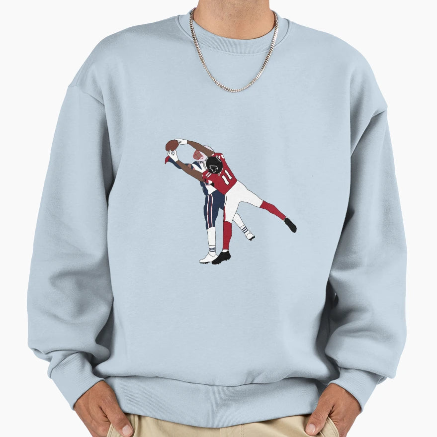 Atlanta Falcons Julio Jones Sweatshirt - Custom Art Print for Adults - T-Shirt, Sweatshirt, Hoodie