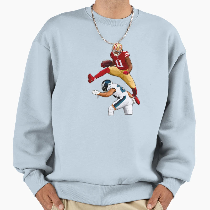 Jumping Versus Sweatshirt - Unique Graphic Unisex - T-Shirt, Sweatshirt, Hoodie