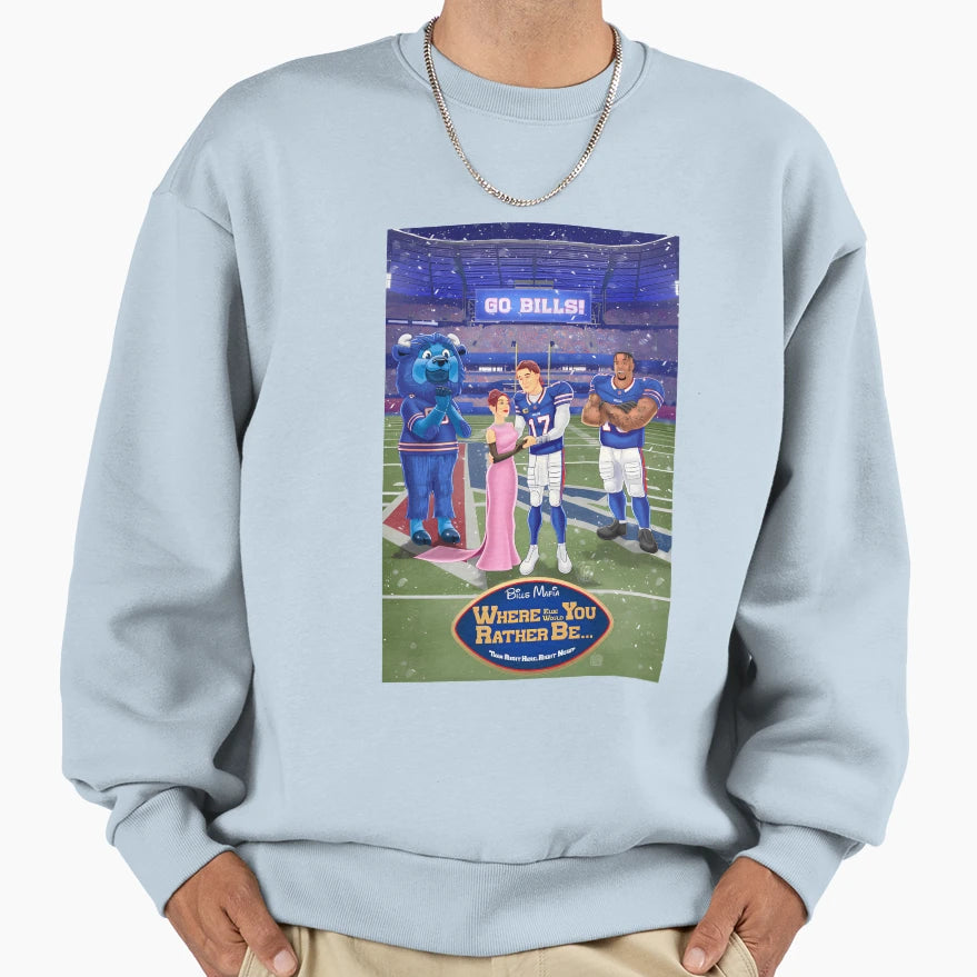 Where Else Would You Rather Be JA Sweatshirt - Minimalist Print Men Women - T-Shirt, Sweatshirt, Hoodie