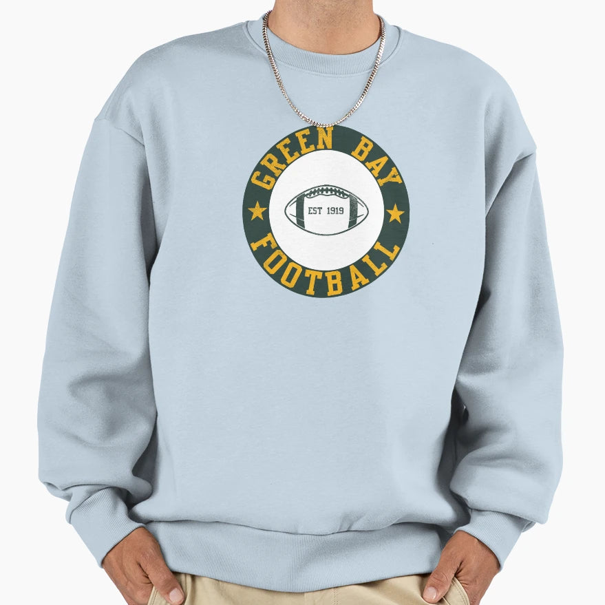Green Bay Football Sweatshirt - Streetwear Style Unisex - T-Shirt, Sweatshirt, Hoodie