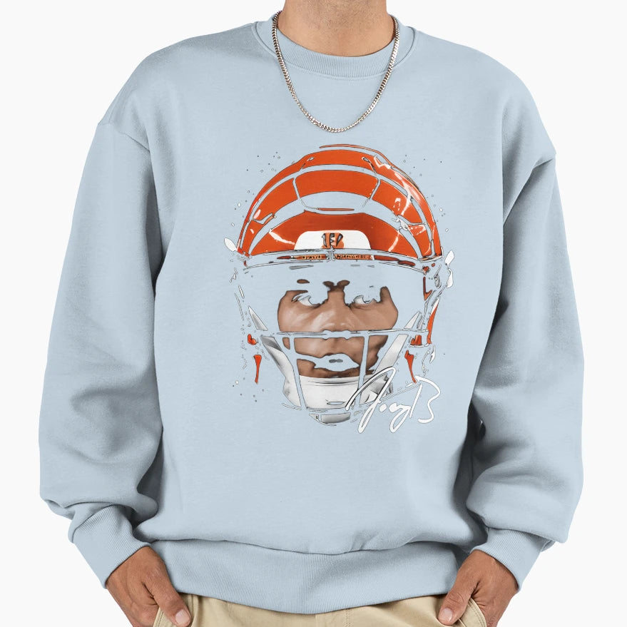 JB Cincinnati Helmet Sweatshirt - Unique Graphic Men Women - T-Shirt, Sweatshirt, Hoodie