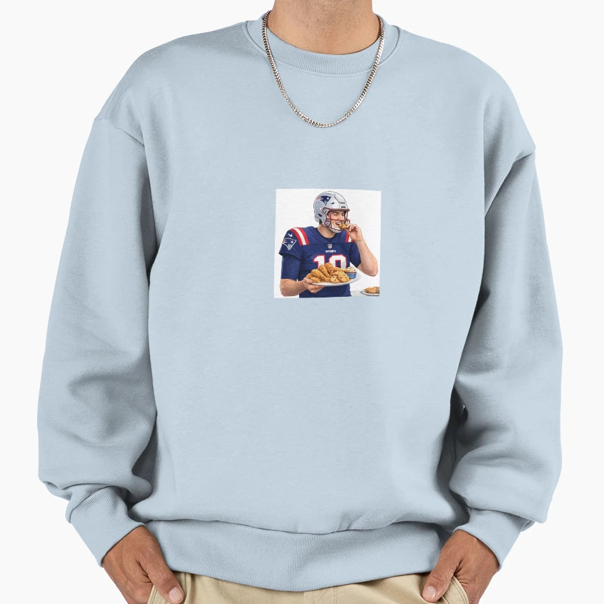 Drake Maye Bakemas Sweatshirt - Aesthetic Graphic for Adults - T-Shirt, Sweatshirt, Hoodie