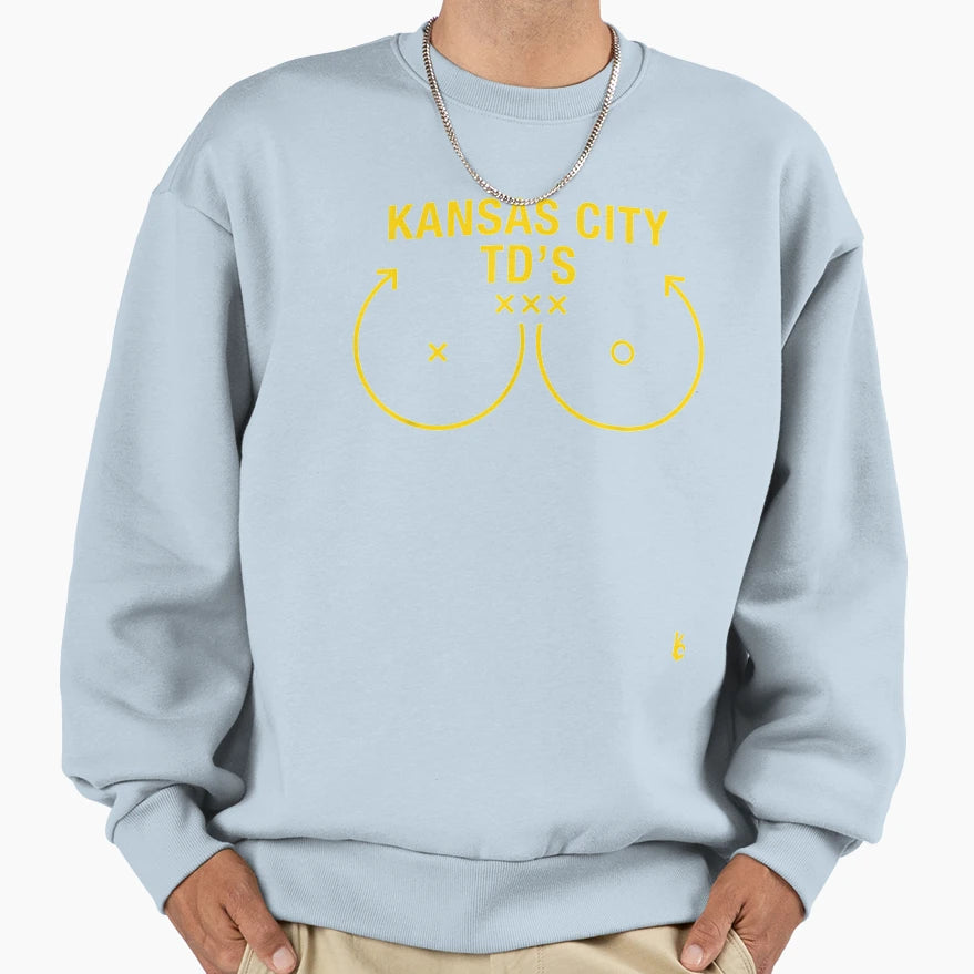 Kansas City Td Kc Touchdown Sweatshirt - Graphic Print for Adults - T-Shirt, Sweatshirt, Hoodie