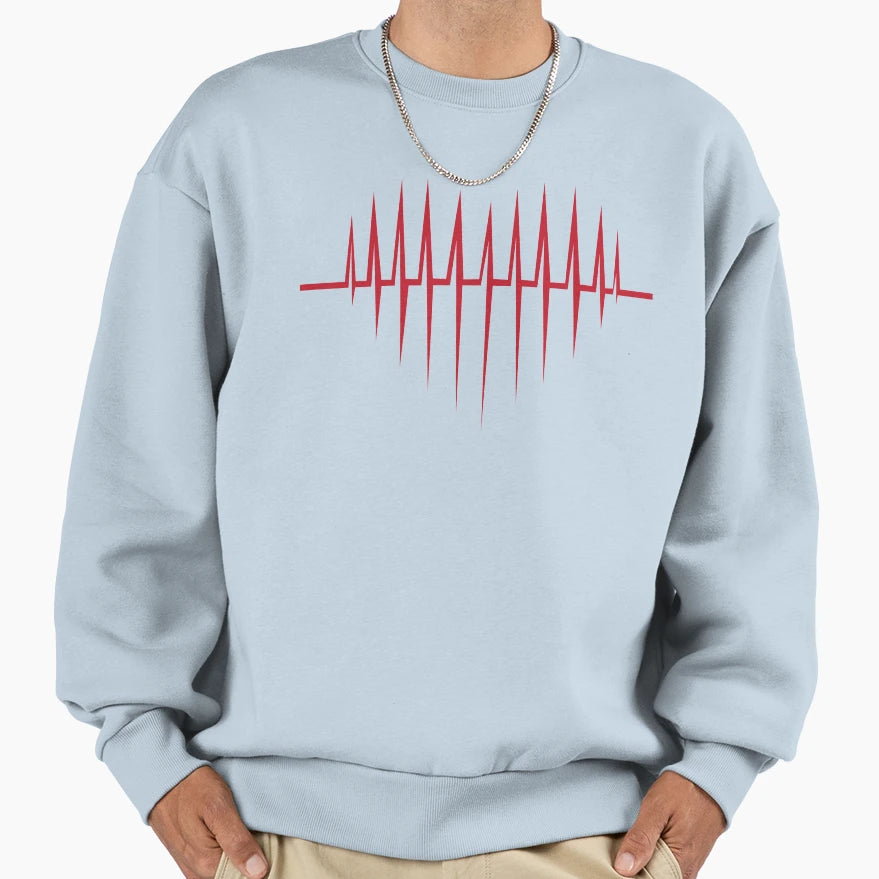 Love Heartbeat Sweatshirt - Novelty Apparel Men Women - T-Shirt, Sweatshirt, Hoodie