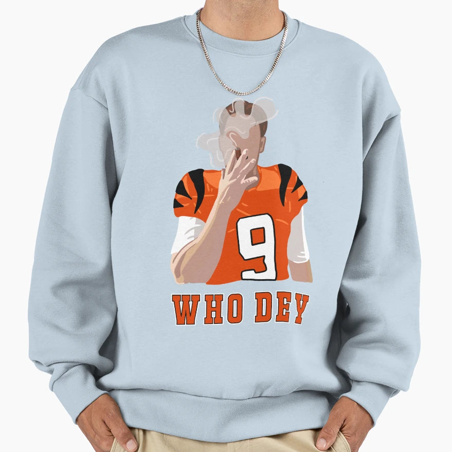 Who Dey JB Sweatshirt - Casual Everyday Wear Men Women - T-Shirt, Sweatshirt, Hoodie
