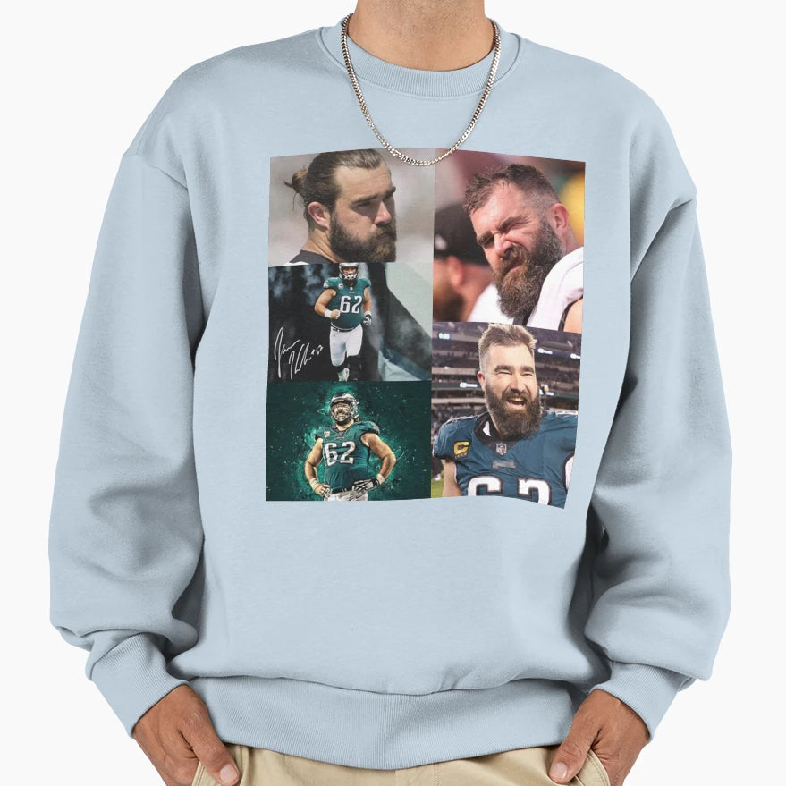 JK Signed Collage Sweatshirt - Trendy Graphic Men Women - T-Shirt, Sweatshirt, Hoodie