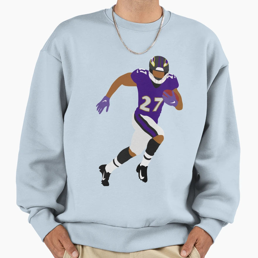 Jk Dobbins Sweatshirt - Aesthetic Graphic Men Women - T-Shirt, Sweatshirt, Hoodie