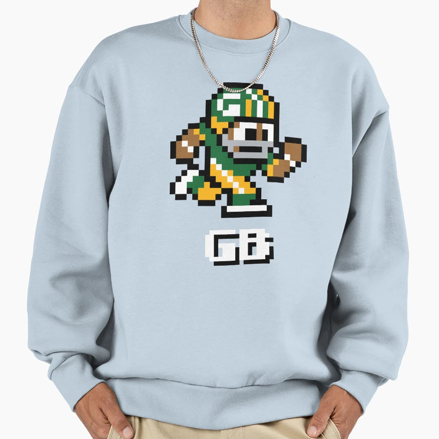 Green Bay Packers Tecmo Super Sweatshirt - Minimalist Print for Adults - T-Shirt, Sweatshirt, Hoodie