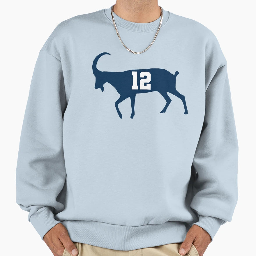 Goat 12 Sweatshirt - Minimalist Print Unisex - T-Shirt, Sweatshirt, Hoodie
