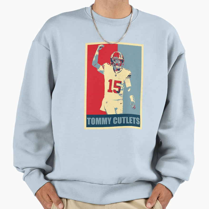 Quarterback Sports 15 Player Sweatshirt - Graphic Print Unisex - T-Shirt, Sweatshirt, Hoodie