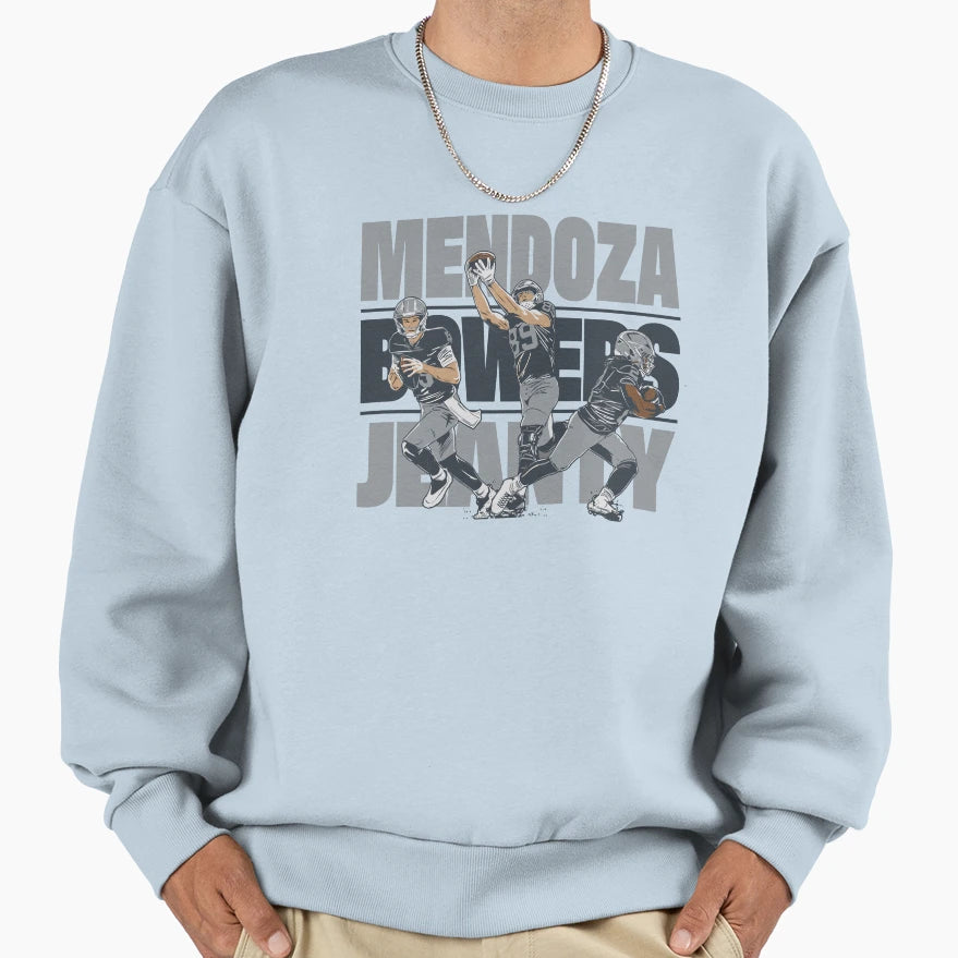 Fernando Mendoza Las Vegas Raiders Sweatshirt - Minimalist Print for Adults - T-Shirt, Sweatshirt, Hoodie